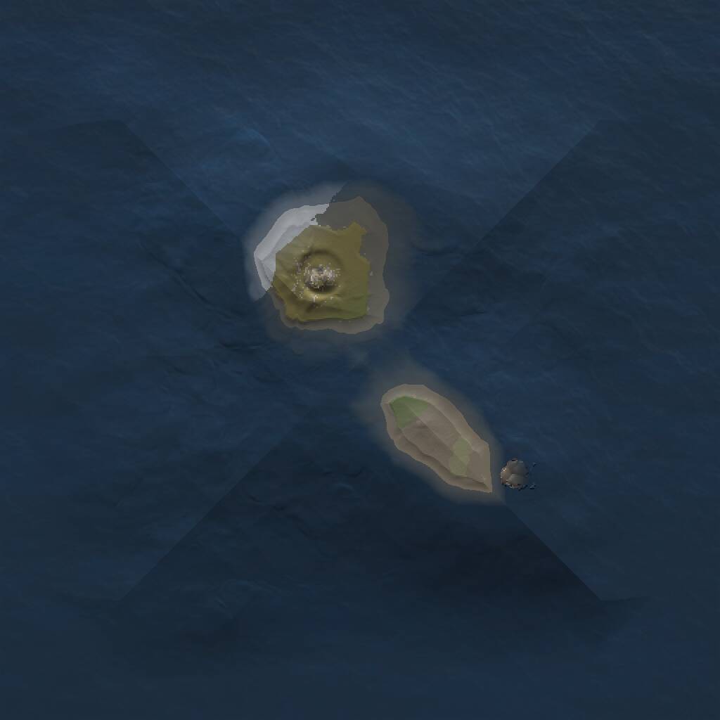 Rust Map: Procedural Map, Size: 1000, Seed: 587748144, 1 Monuments