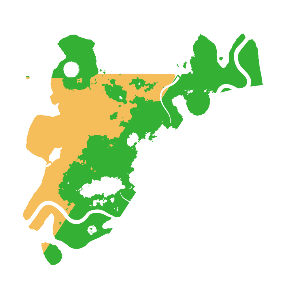 Biome Rust Map: Procedural Map, Size: 3350, Seed: 76676767