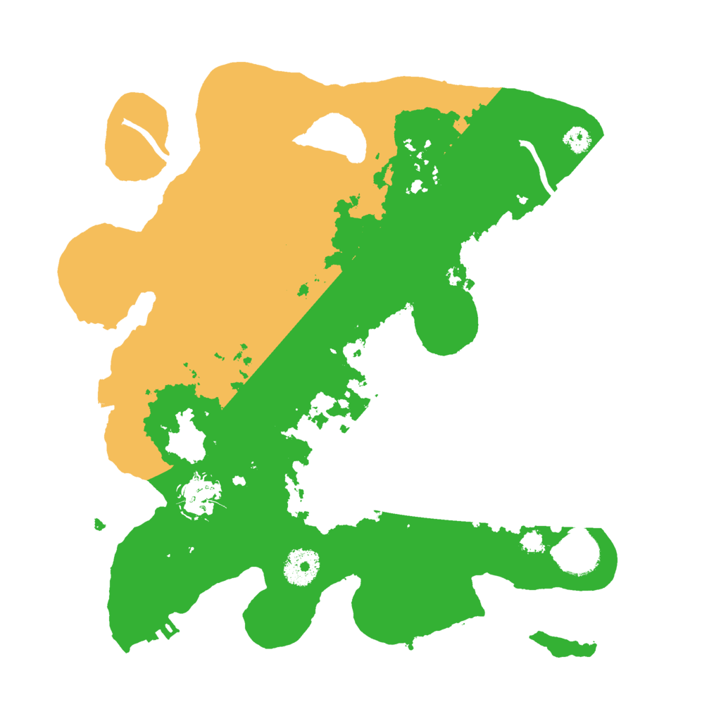 Biome Rust Map: Procedural Map, Size: 3000, Seed: 1351513953