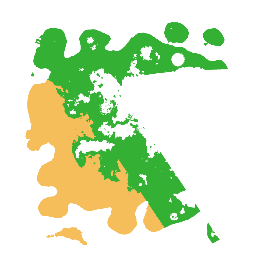 Biome Rust Map: Procedural Map, Size: 3500, Seed: 727158202