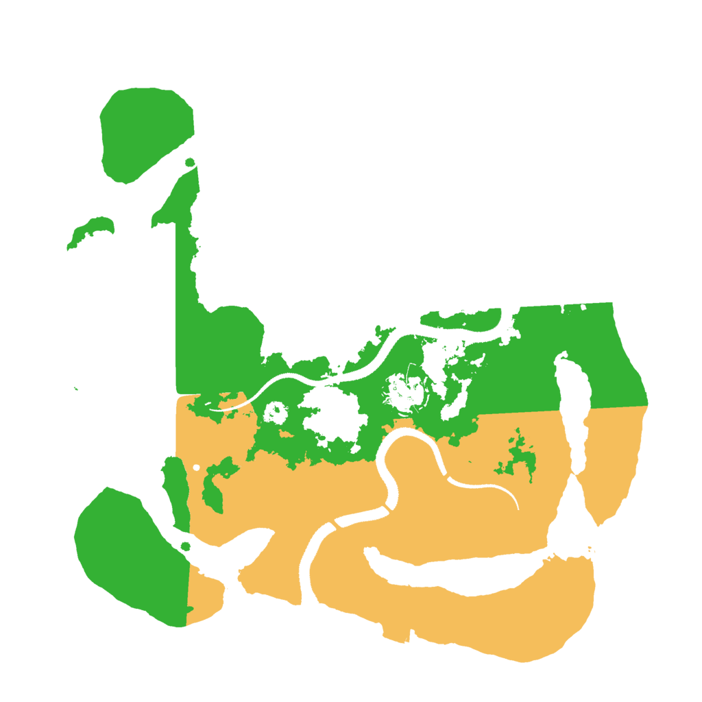 Biome Rust Map: Procedural Map, Size: 3000, Seed: 9432