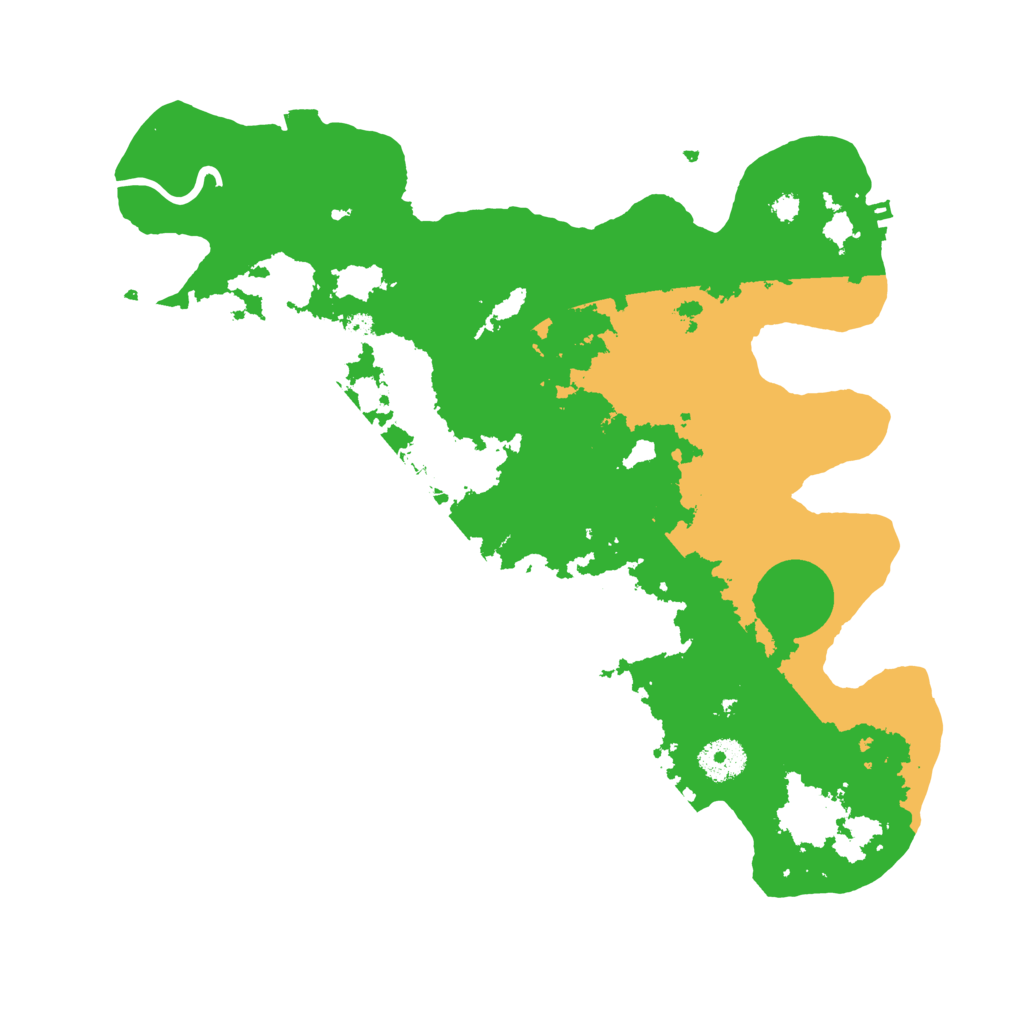 Biome Rust Map: Procedural Map, Size: 3500, Seed: 631814879