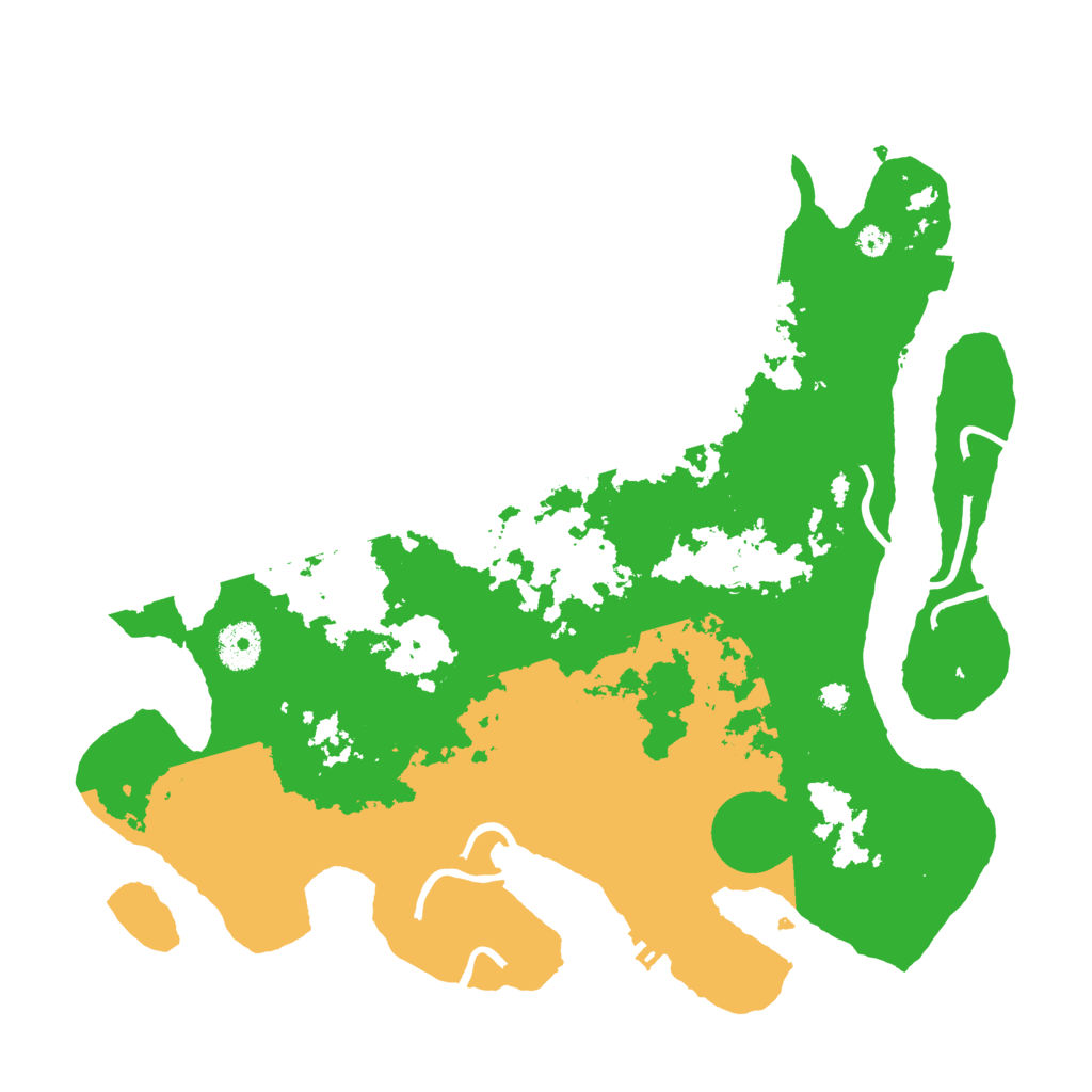 Biome Rust Map: Procedural Map, Size: 3550, Seed: 54911866