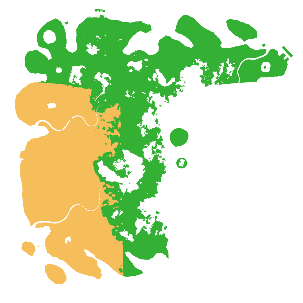 Biome Rust Map: Procedural Map, Size: 4500, Seed: 2002057318