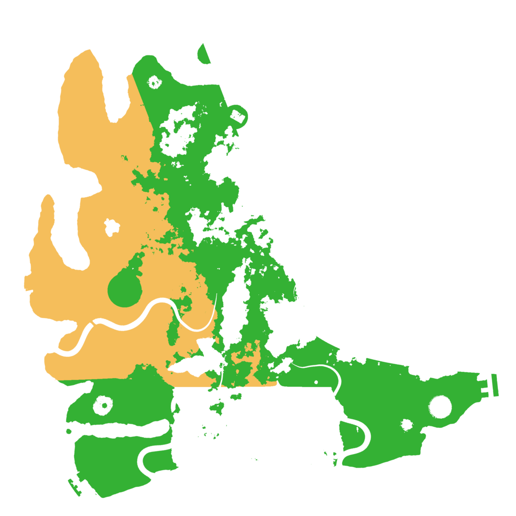 Biome Rust Map: Procedural Map, Size: 4000, Seed: 446684852
