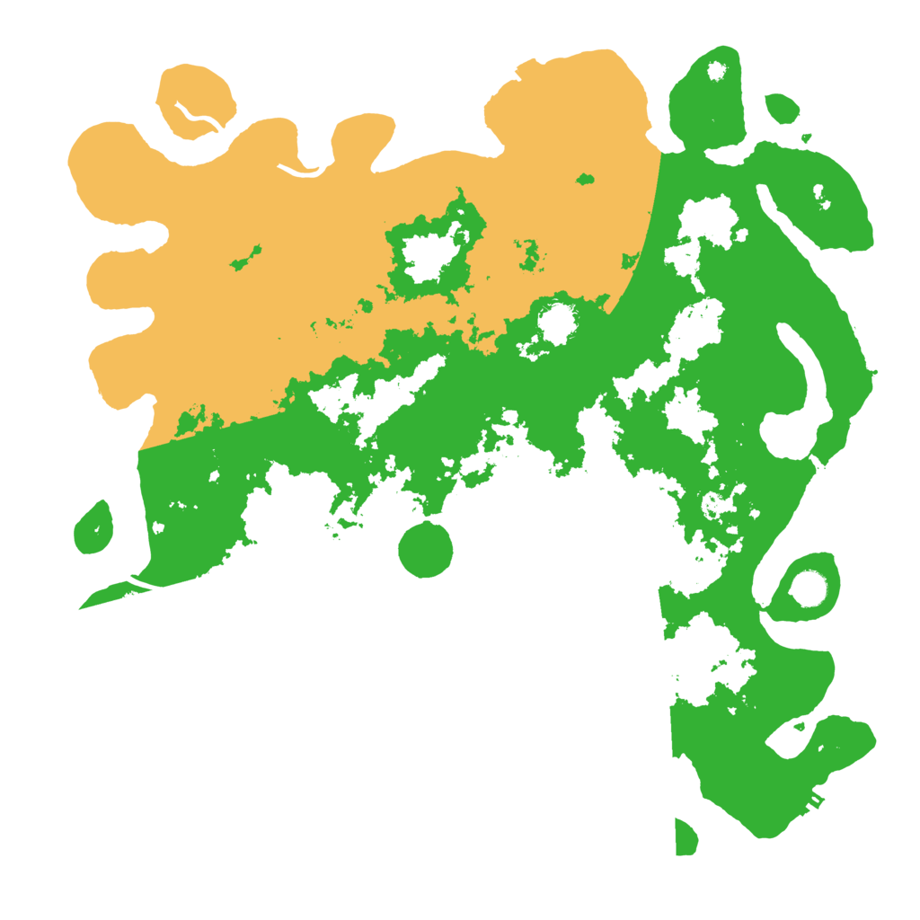 Biome Rust Map: Procedural Map, Size: 4500, Seed: 2424242