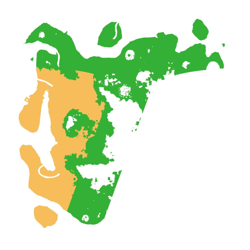 Biome Rust Map: Procedural Map, Size: 3750, Seed: 4076583