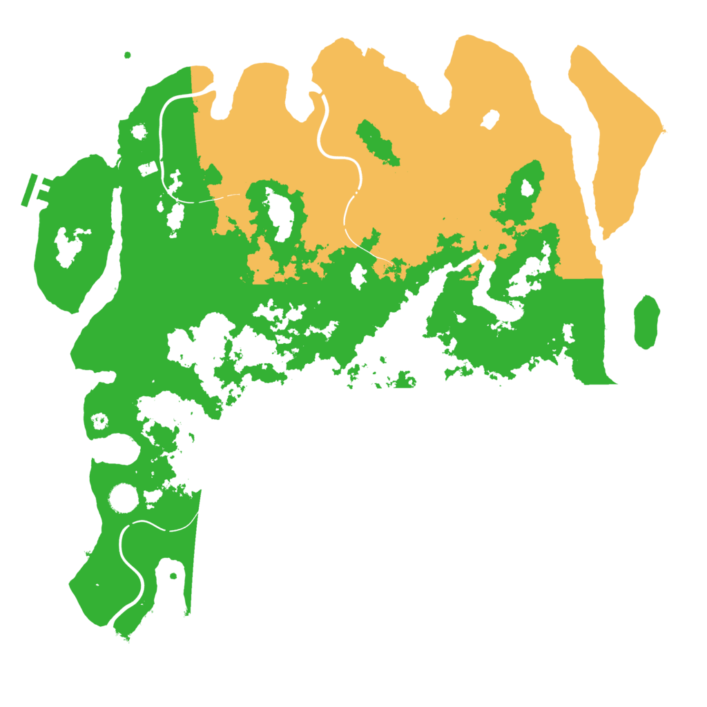 Biome Rust Map: Procedural Map, Size: 4250, Seed: 54733367