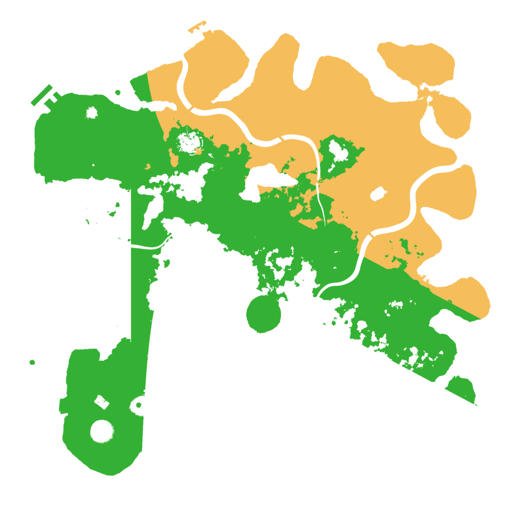Biome Rust Map: Procedural Map, Size: 4000, Seed: 83632560