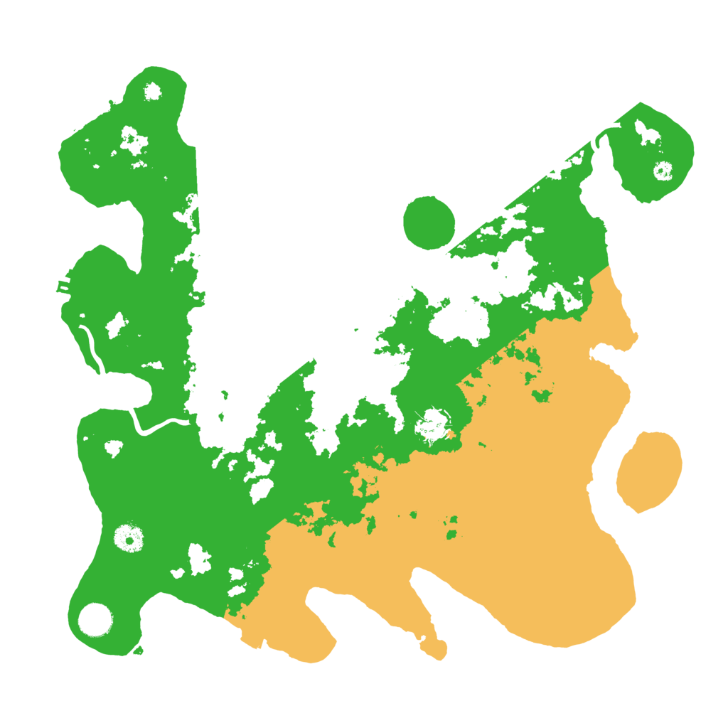 Biome Rust Map: Procedural Map, Size: 3800, Seed: 36294996