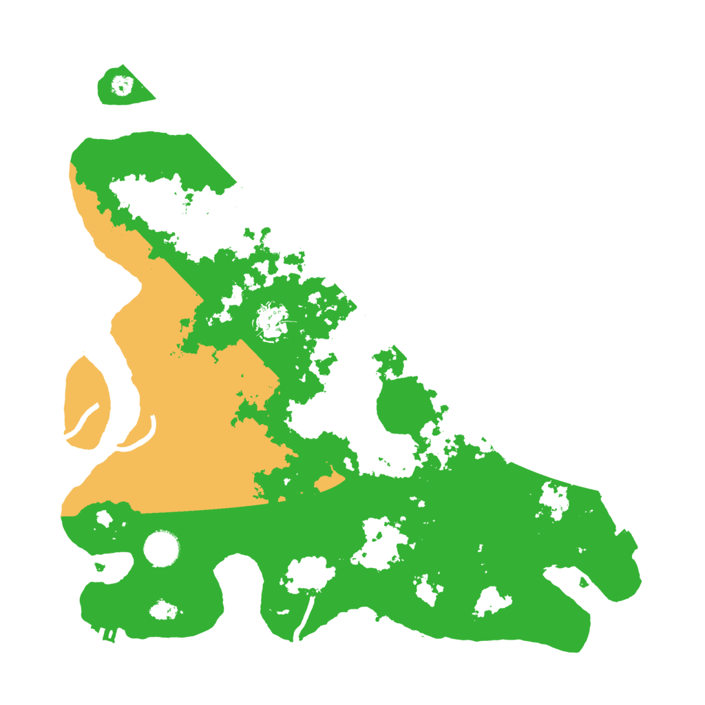 Biome Rust Map: Procedural Map, Size: 3500, Seed: 1337197873