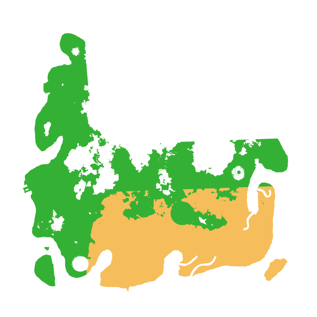 Biome Rust Map: Procedural Map, Size: 3600, Seed: 91077613