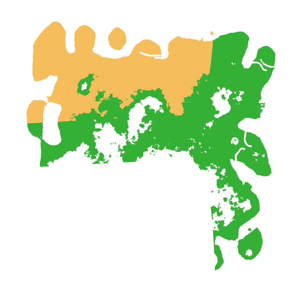 Biome Rust Map: Procedural Map, Size: 4000, Seed: 1490