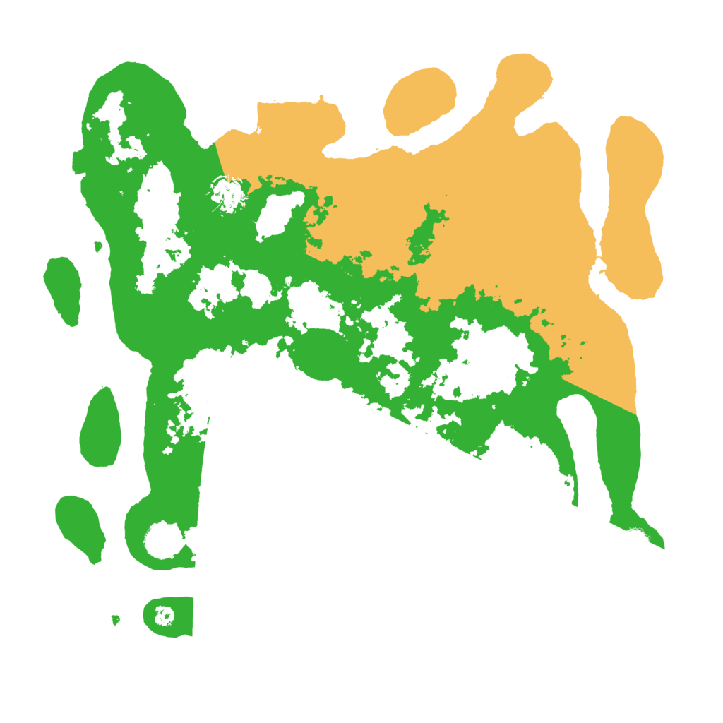 Biome Rust Map: Procedural Map, Size: 3700, Seed: 83420643