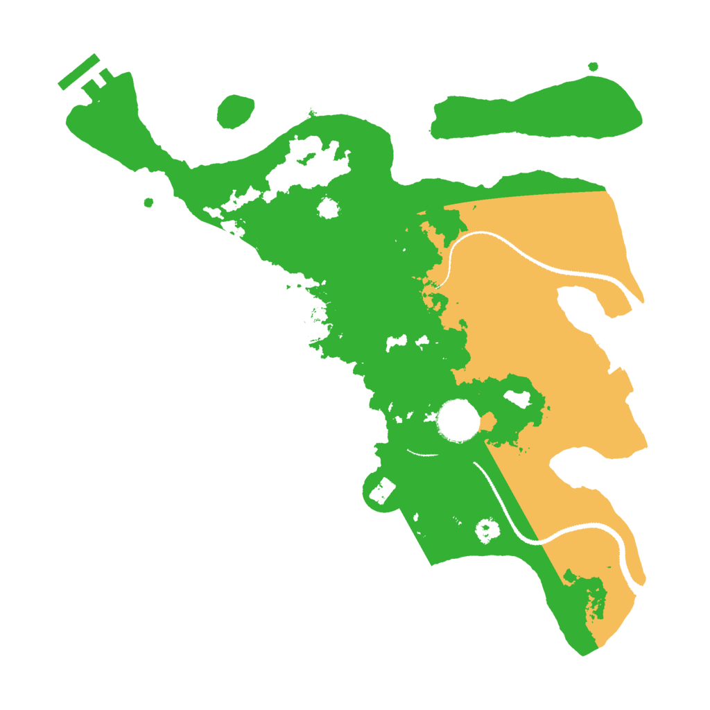 Biome Rust Map: Procedural Map, Size: 3000, Seed: 27547