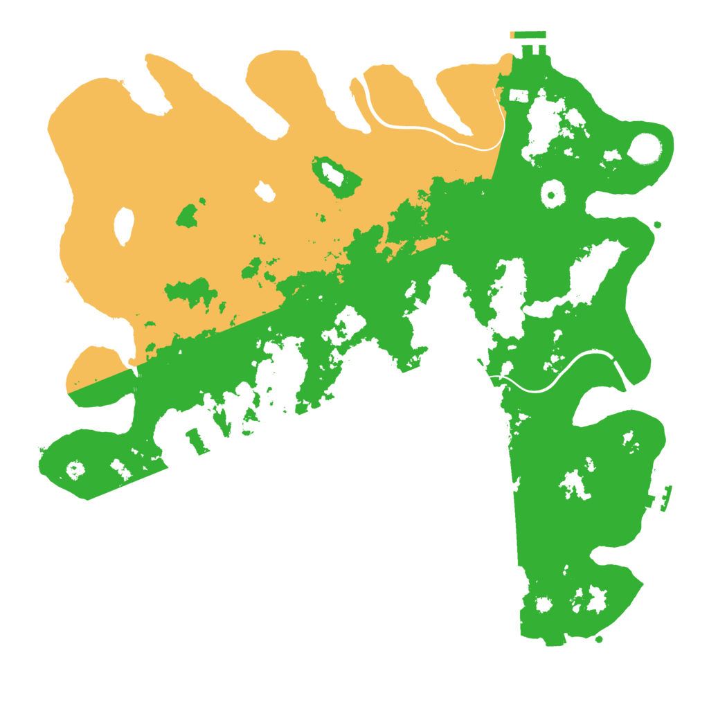 Biome Rust Map: Procedural Map, Size: 4000, Seed: 797313058