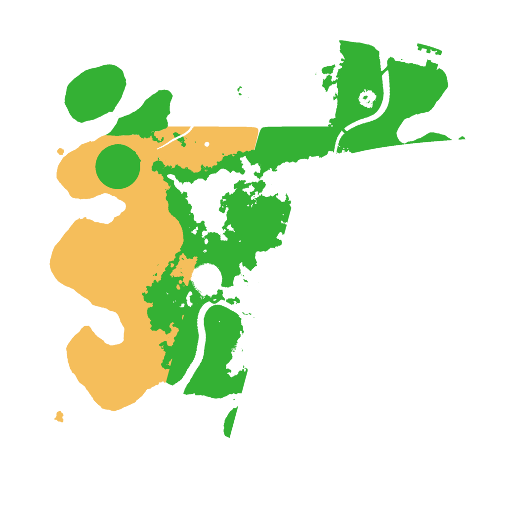 Biome Rust Map: Procedural Map, Size: 3000, Seed: 64168