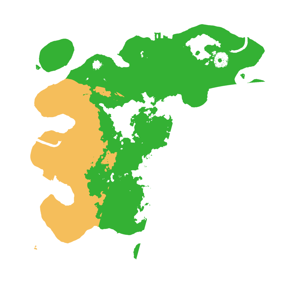 Biome Rust Map: Procedural Map, Size: 3000, Seed: 64168