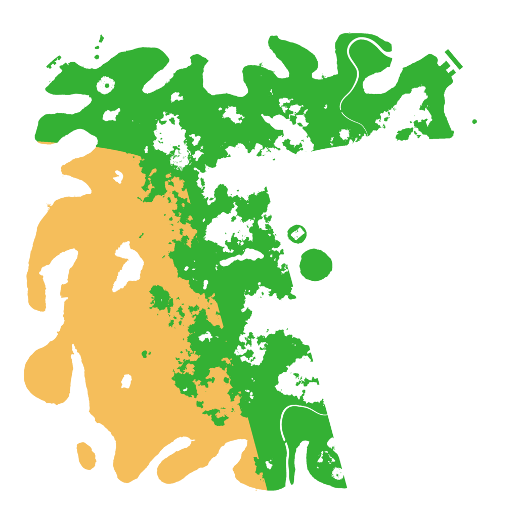 Biome Rust Map: Procedural Map, Size: 4500, Seed: 1006741723