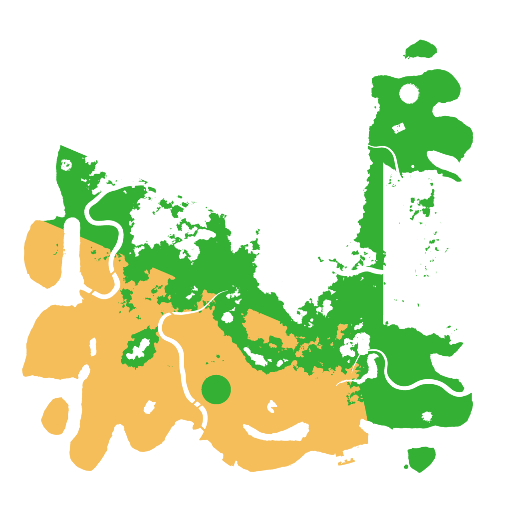 Biome Rust Map: Procedural Map, Size: 4600, Seed: 615351960