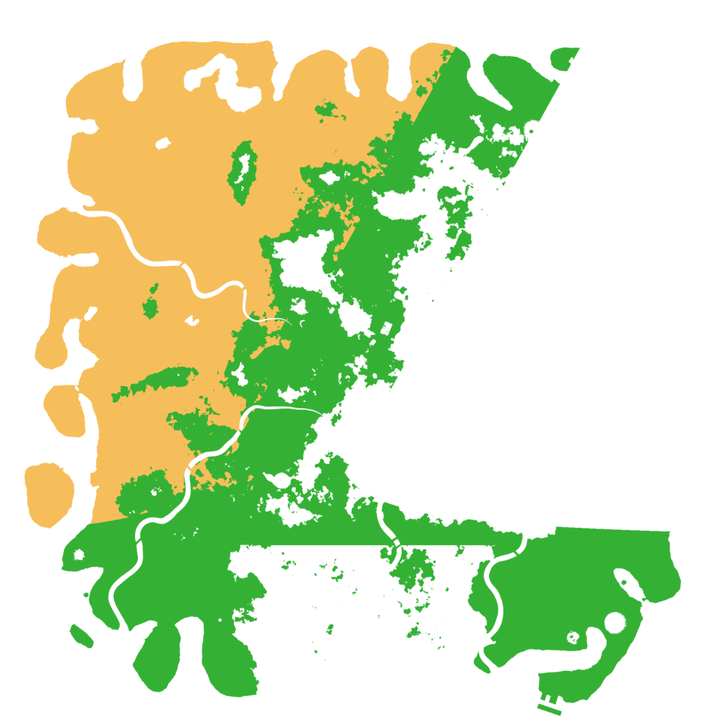 Biome Rust Map: Procedural Map, Size: 6000, Seed: 1540866115