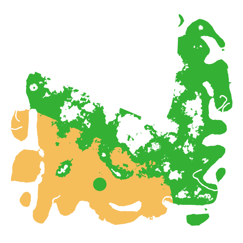 Biome Rust Map: Procedural Map, Size: 4800, Seed: 615351960