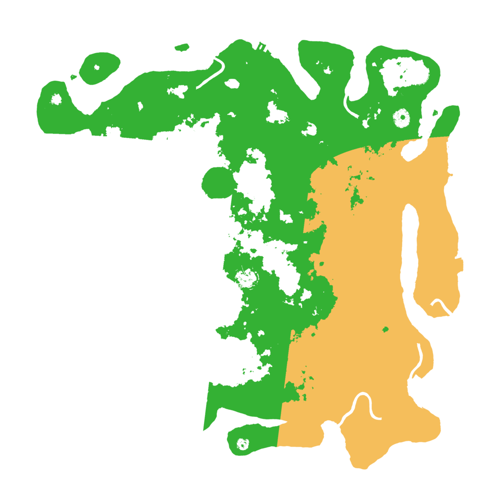 Biome Rust Map: Procedural Map, Size: 4250, Seed: 1020950697