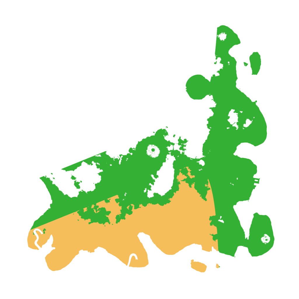 Biome Rust Map: Procedural Map, Size: 3500, Seed: 331564558