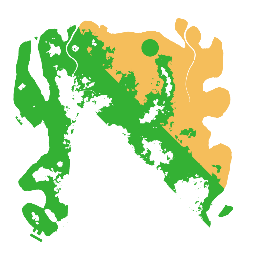 Biome Rust Map: Procedural Map, Size: 3850, Seed: 31246471