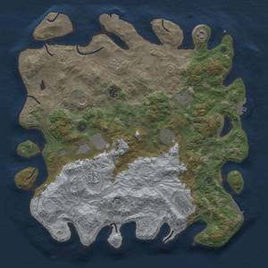 Thumbnail Rust Map: Procedural Map, Size: 4250, Seed: 7250645, 18 Monuments