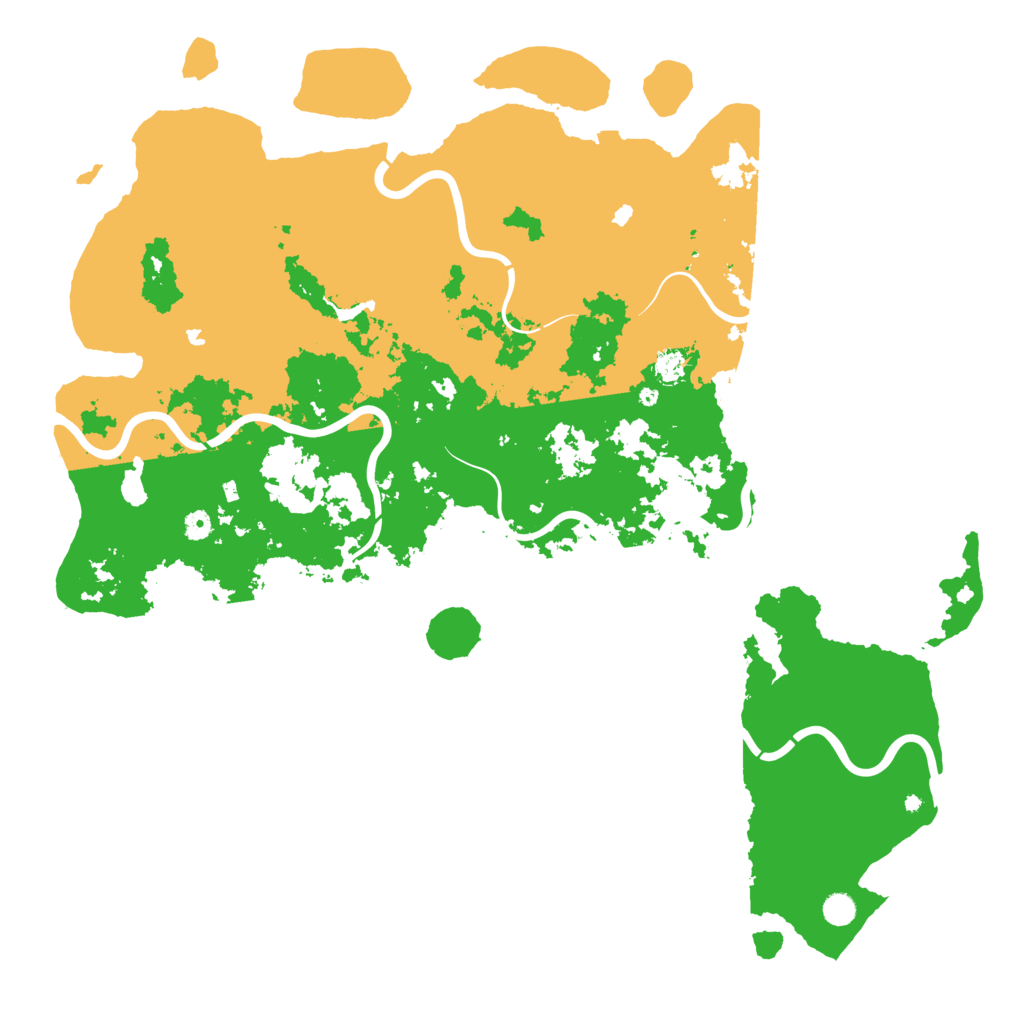 Biome Rust Map: Procedural Map, Size: 5500, Seed: 7250645