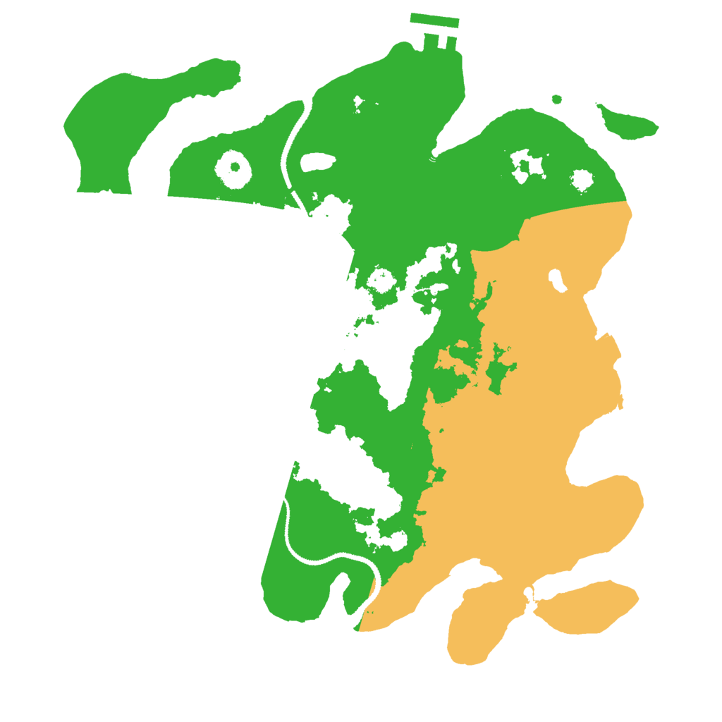 Biome Rust Map: Procedural Map, Size: 3000, Seed: 1269793948