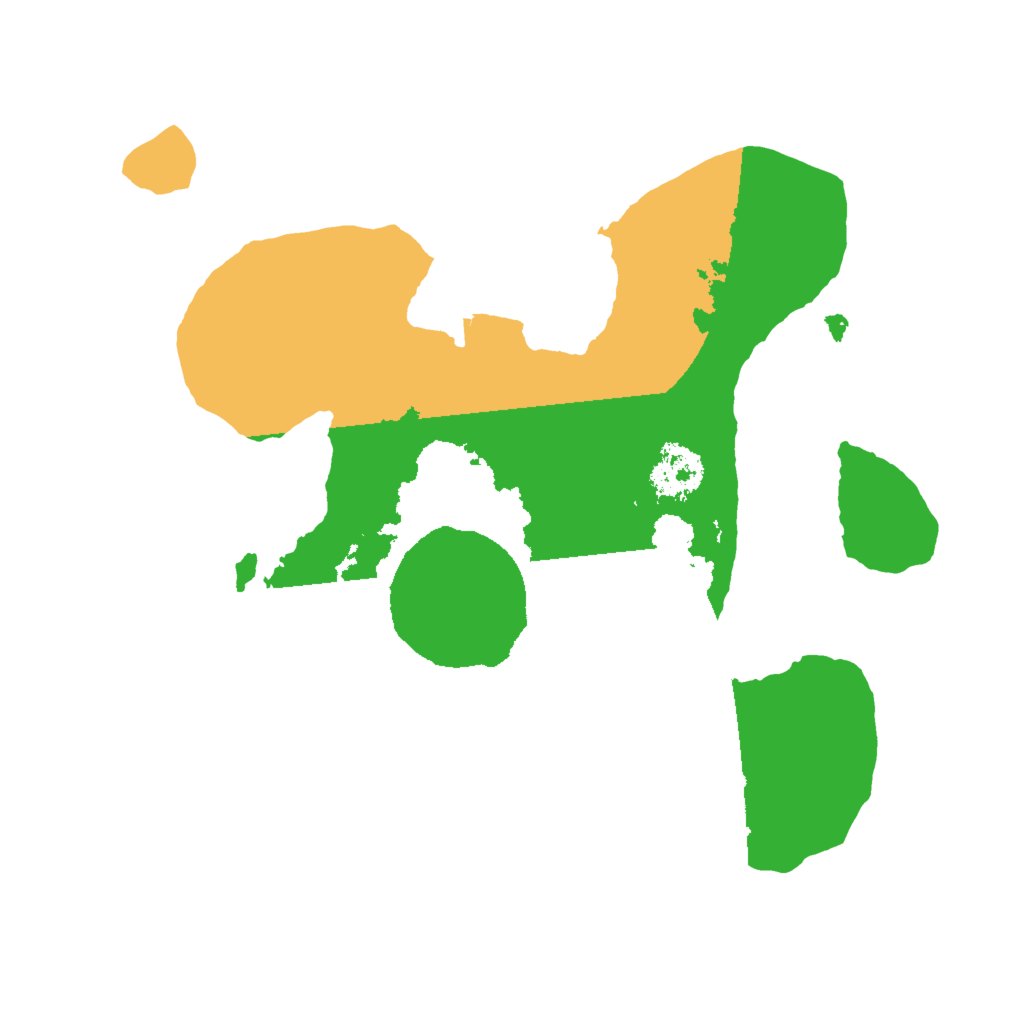 Biome Rust Map: Procedural Map, Size: 2000, Seed: 223579