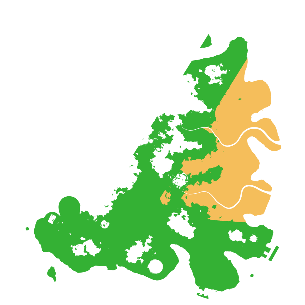 Biome Rust Map: Procedural Map, Size: 3750, Seed: 1421355520