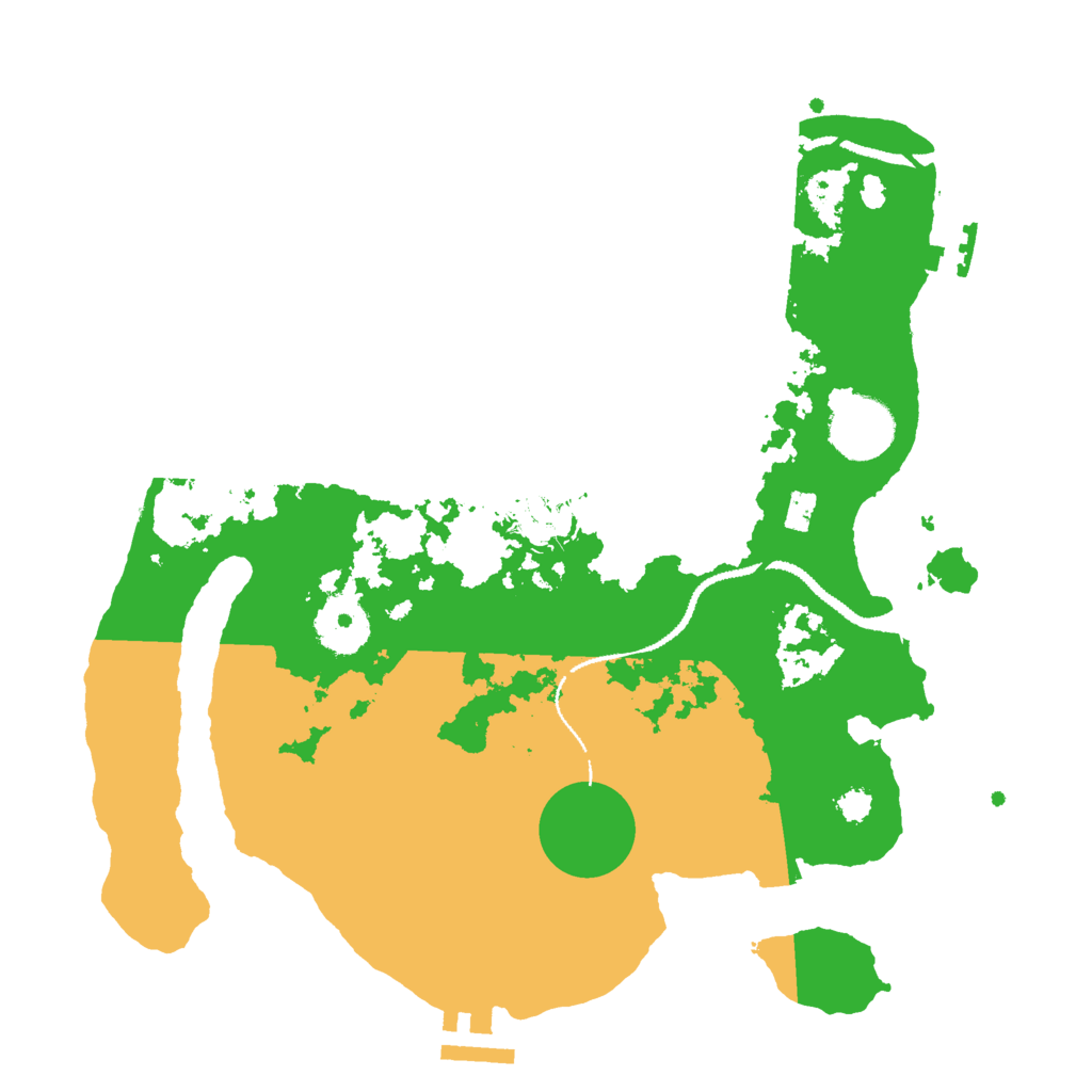 Biome Rust Map: Procedural Map, Size: 3000, Seed: 9857642