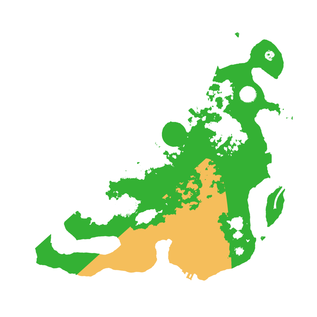 Biome Rust Map: Procedural Map, Size: 3400, Seed: 93391401