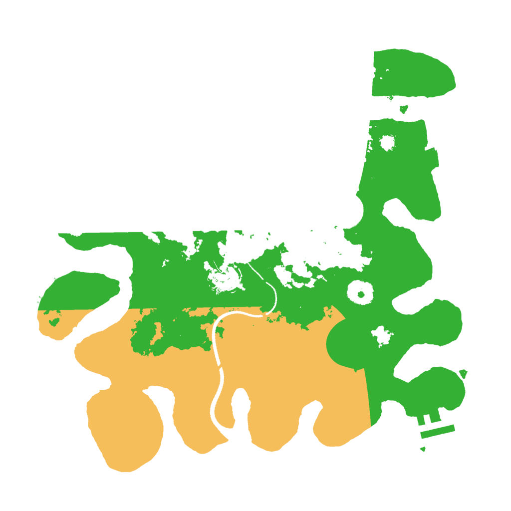 Biome Rust Map: Procedural Map, Size: 3000, Seed: 2401379