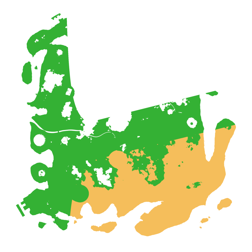 Biome Rust Map: Procedural Map, Size: 3800, Seed: 19171550