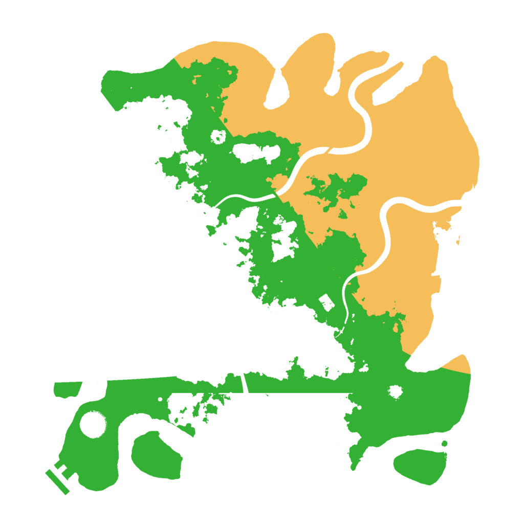 Biome Rust Map: Procedural Map, Size: 3500, Seed: 1182024987