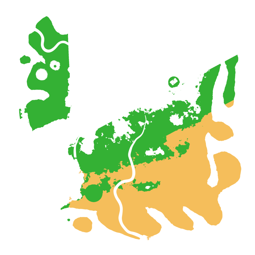 Biome Rust Map: Procedural Map, Size: 3850, Seed: 76232217