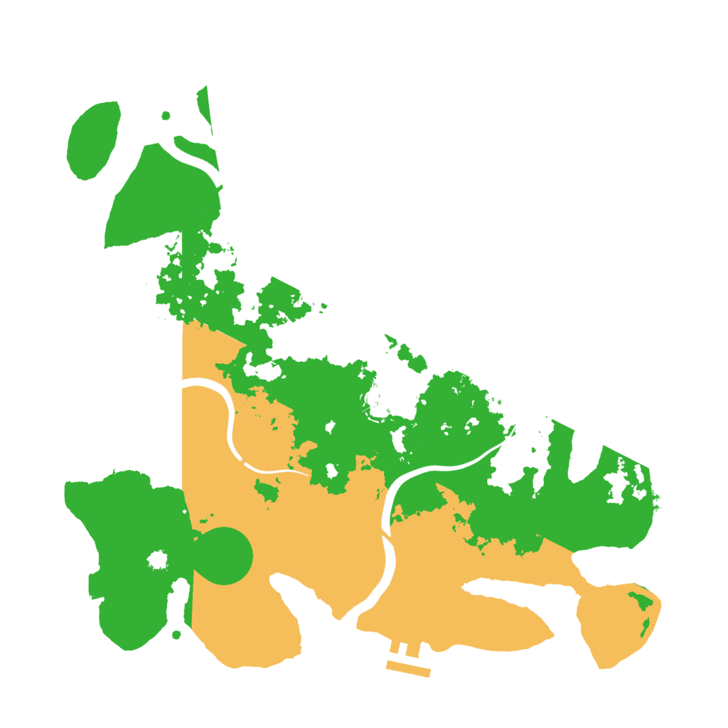 Biome Rust Map: Procedural Map, Size: 3318, Seed: 13829
