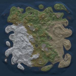 Thumbnail Rust Map: Procedural Map, Size: 4250, Seed: 1492933175, 17 Monuments