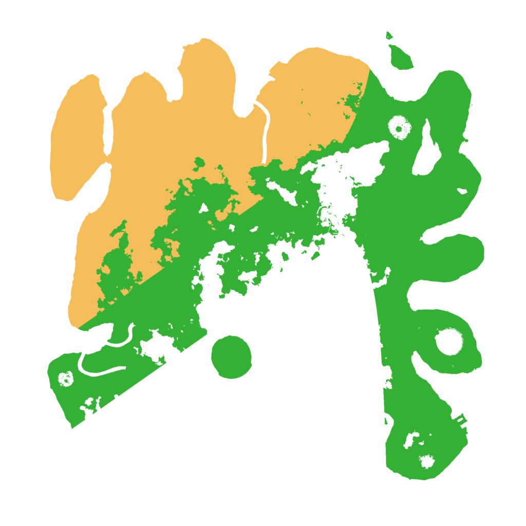 Biome Rust Map: Procedural Map, Size: 3500, Seed: 339752628