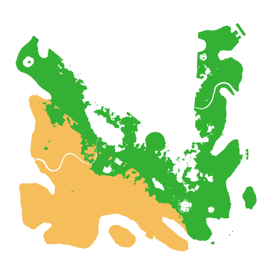 Biome Rust Map: Procedural Map, Size: 3850, Seed: 4989754