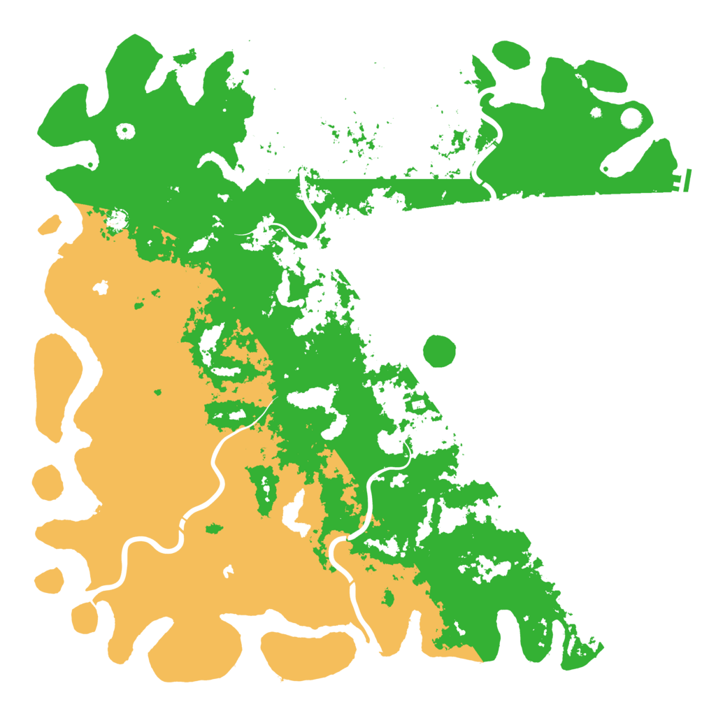 Biome Rust Map: Procedural Map, Size: 6000, Seed: 1150584285