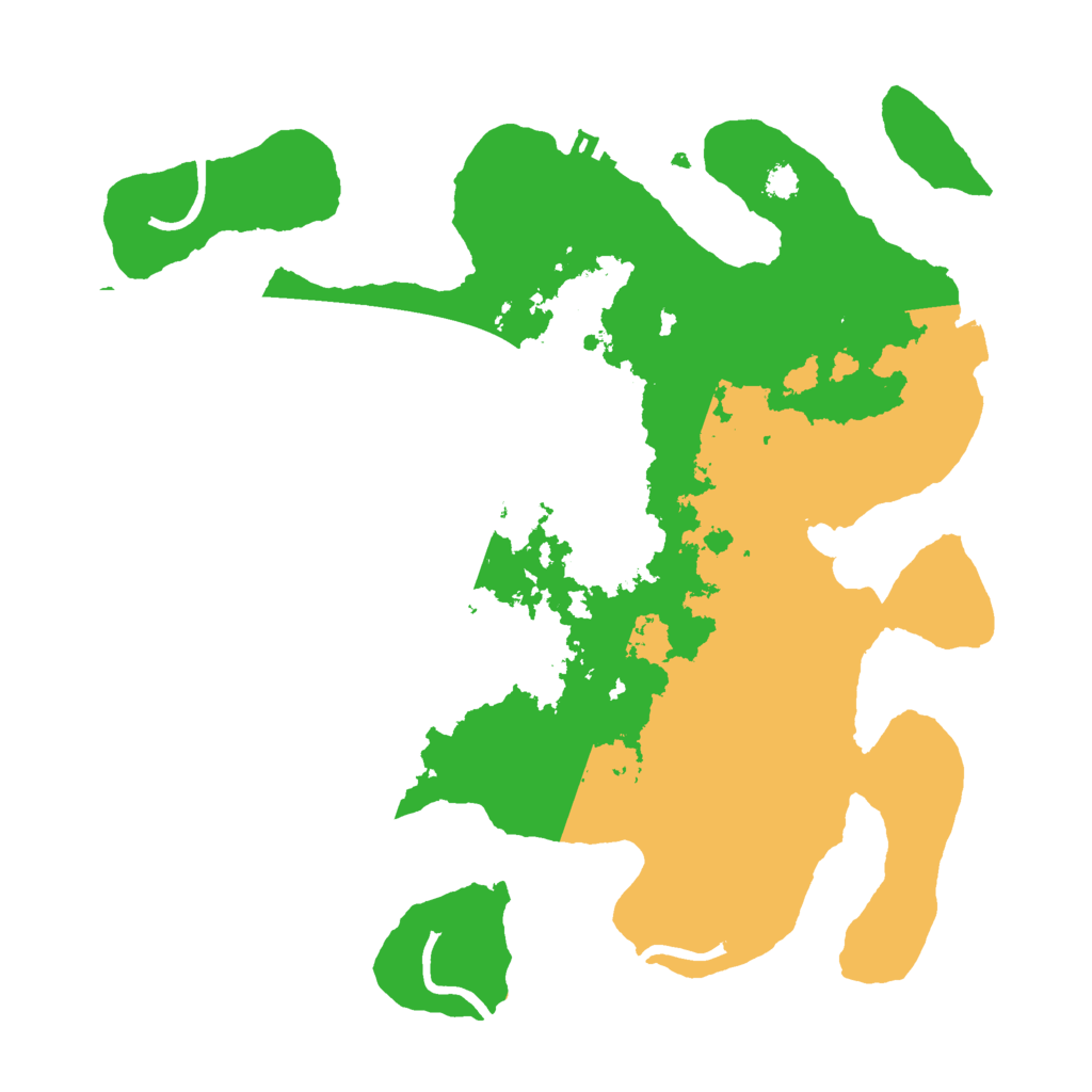 Biome Rust Map: Procedural Map, Size: 3000, Seed: 833232854