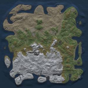 Thumbnail Rust Map: Procedural Map, Size: 5000, Seed: 1276410968, 18 Monuments