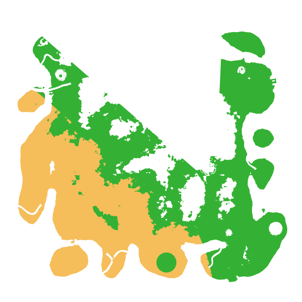 Biome Rust Map: Procedural Map, Size: 4000, Seed: 519393244