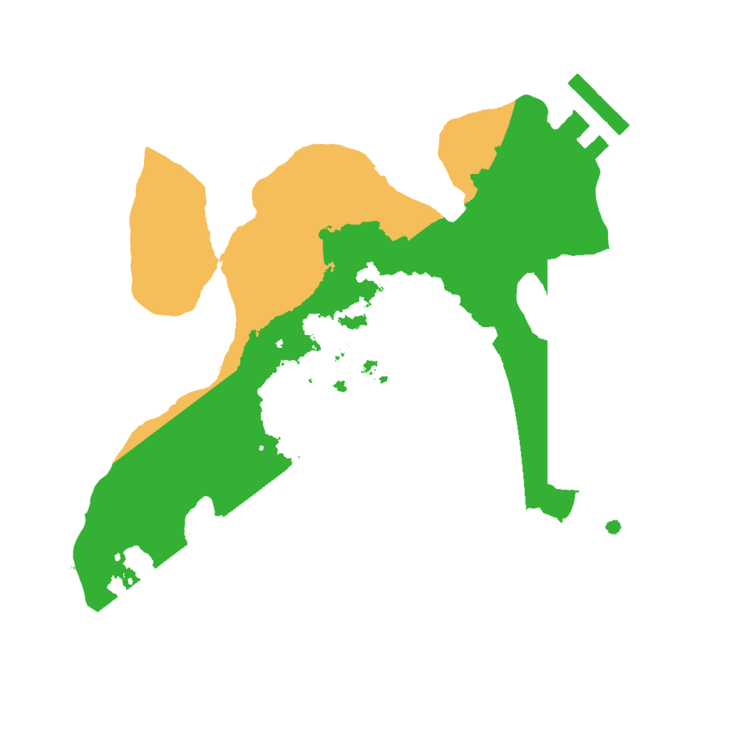 Biome Rust Map: Procedural Map, Size: 2000, Seed: 275129152