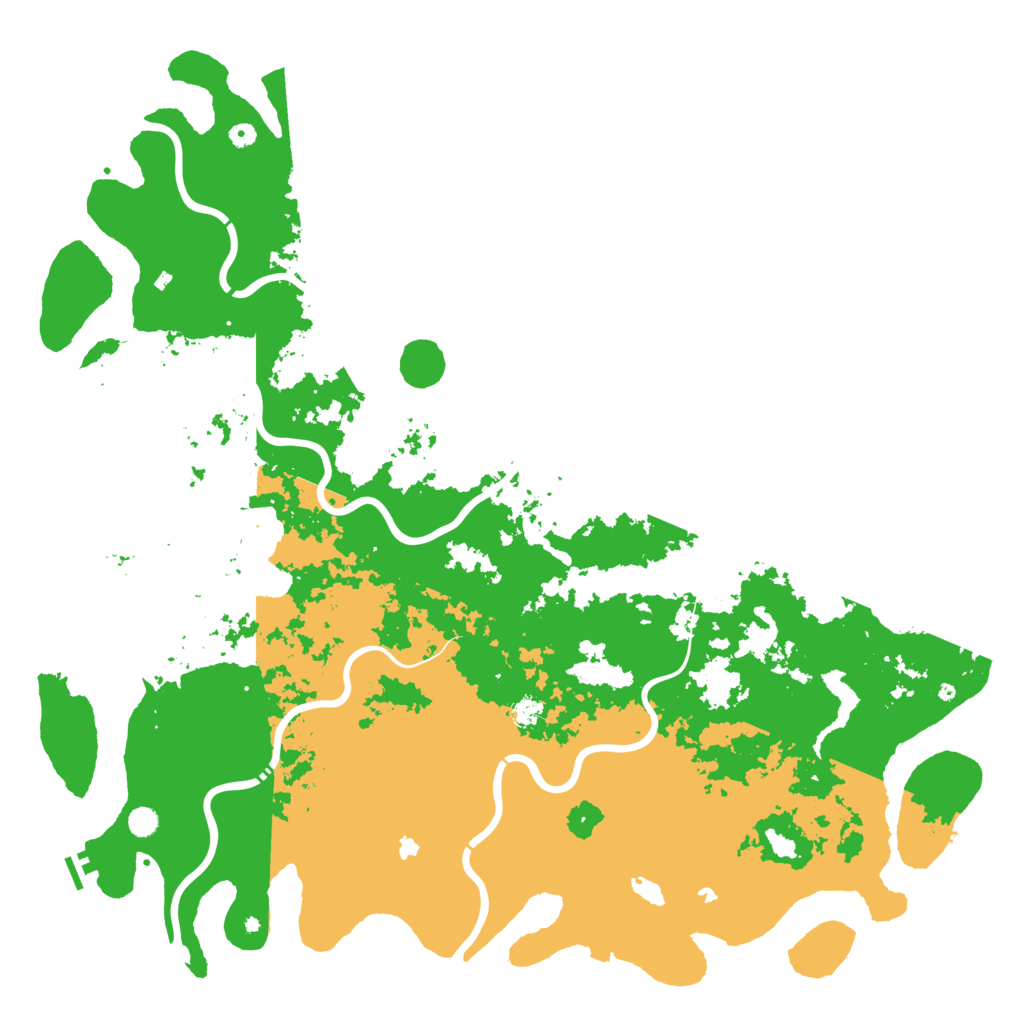 Biome Rust Map: Procedural Map, Size: 6000, Seed: 4523523